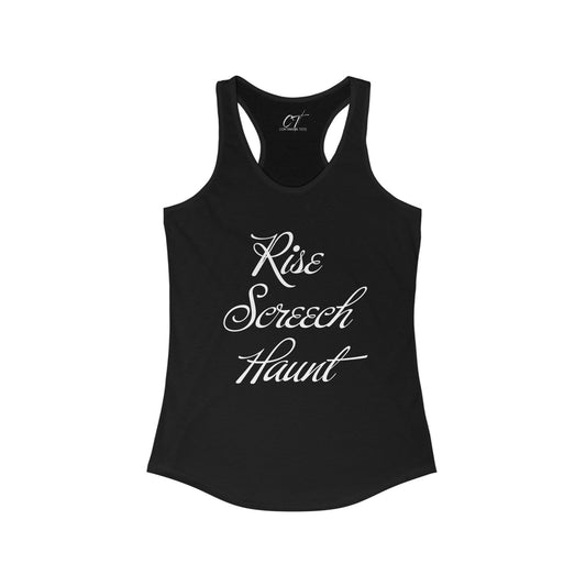 Rise Screech Haunt, Live Laugh Love, Women's Tank, Spooky Season, Halloween Shirt, Spooky Shirt, Fall Shirt, Sarcastic Shirt