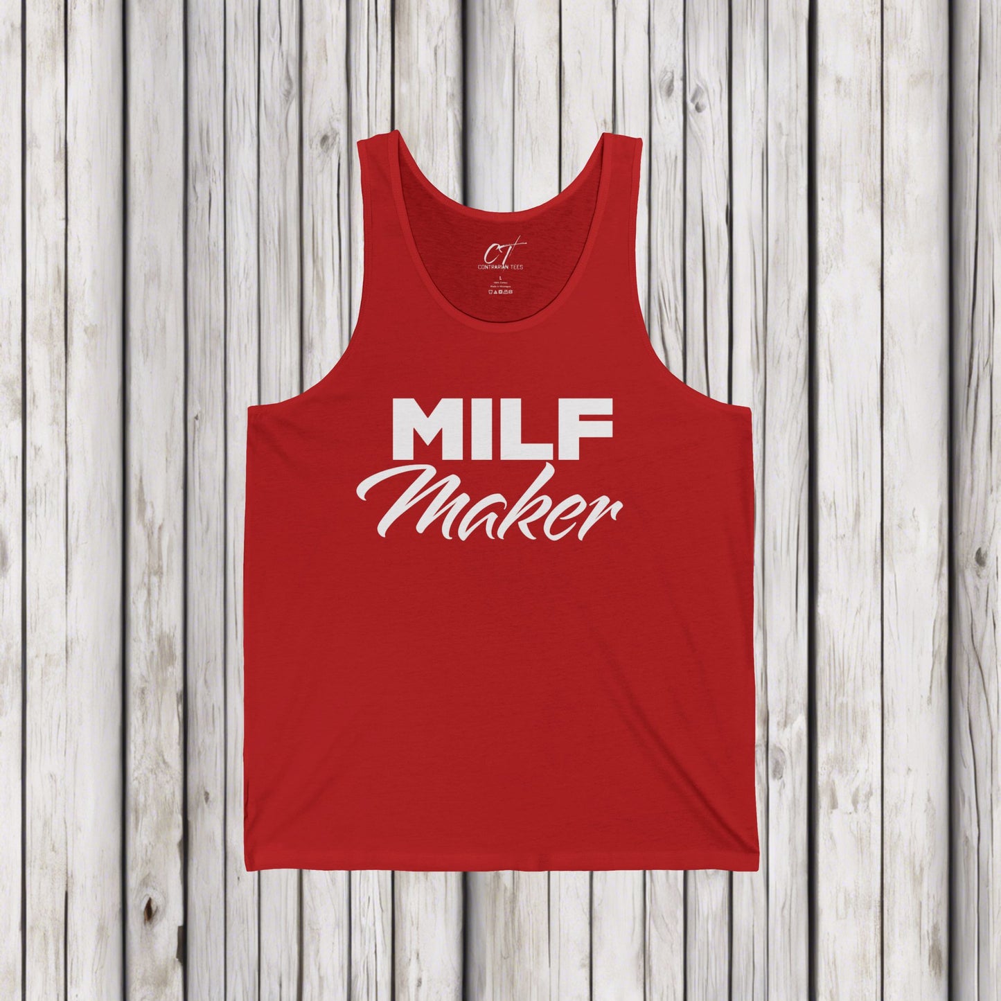 MILF Maker, Men's Tank, Mischievous Apparel, Sarcastic Shirt, Smartass Shirt, Adult Humor Shirt, Funny shirt, Funny Gift, Humorous Shirt