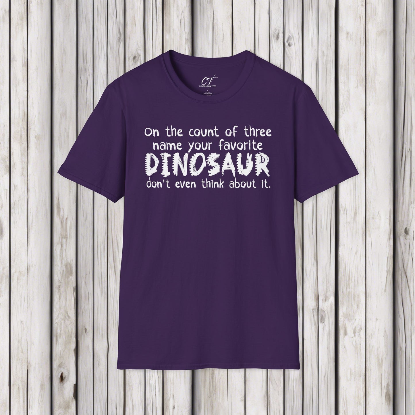 Name your favorite Dinosaur, Step Brothers, Movie Quote, Will Ferrell, Funny Dinosaur T-Shirt, Jurassic Fans, Dino Lovers, Casual Wear
