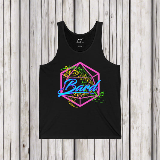 D&D Class Tank, Bard, Gifts for Gamer, Dungeons and Dragons Shirt, Geeky Shirt, Gifts for Geeks, DnD Shirt, RPG Gamer Shirt