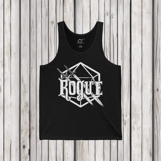 D&D Class Tank, Rogue, Gifts for Gamer, Dungeons and Dragons Shirt, Geeky Shirt, Gifts for Geeks, DnD Shirt, RPG Gamer Shirt