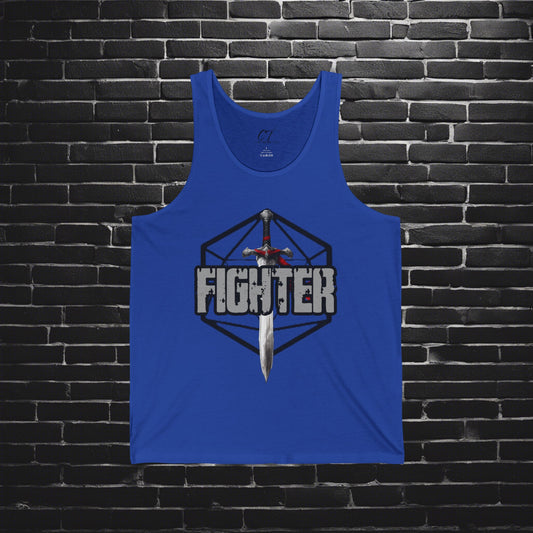 D&D Class Tank, Fighter, Gifts for Gamer, Dungeons and Dragons Shirt, Geeky Shirt, Gifts for Geeks, DnD Shirt, RPG Gamer Shirt
