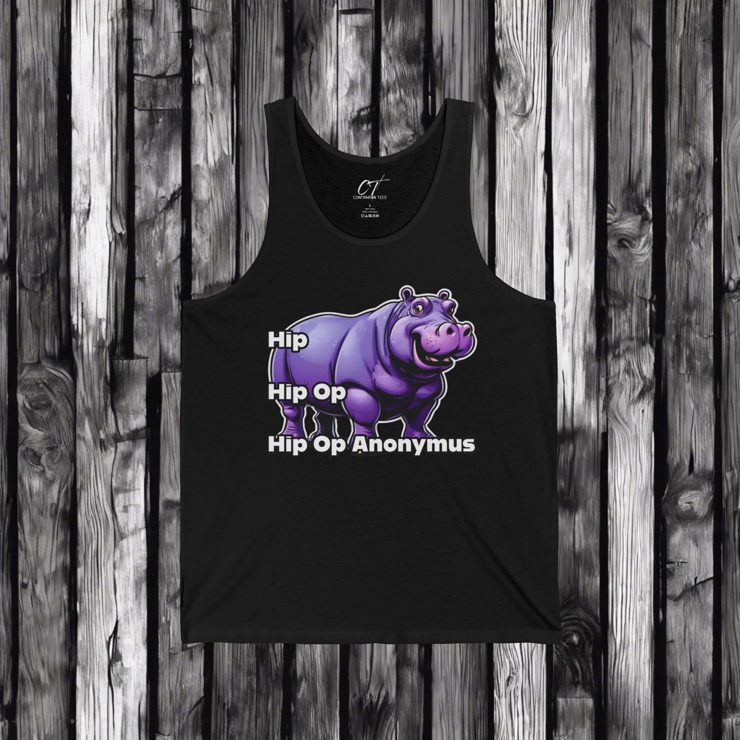 Hip Hop Anonymous, Big Daddy, Adam Sandler, Movie Quotes, Funny Graphic Tank, Gift for Movie Lovers, Hippo Tank