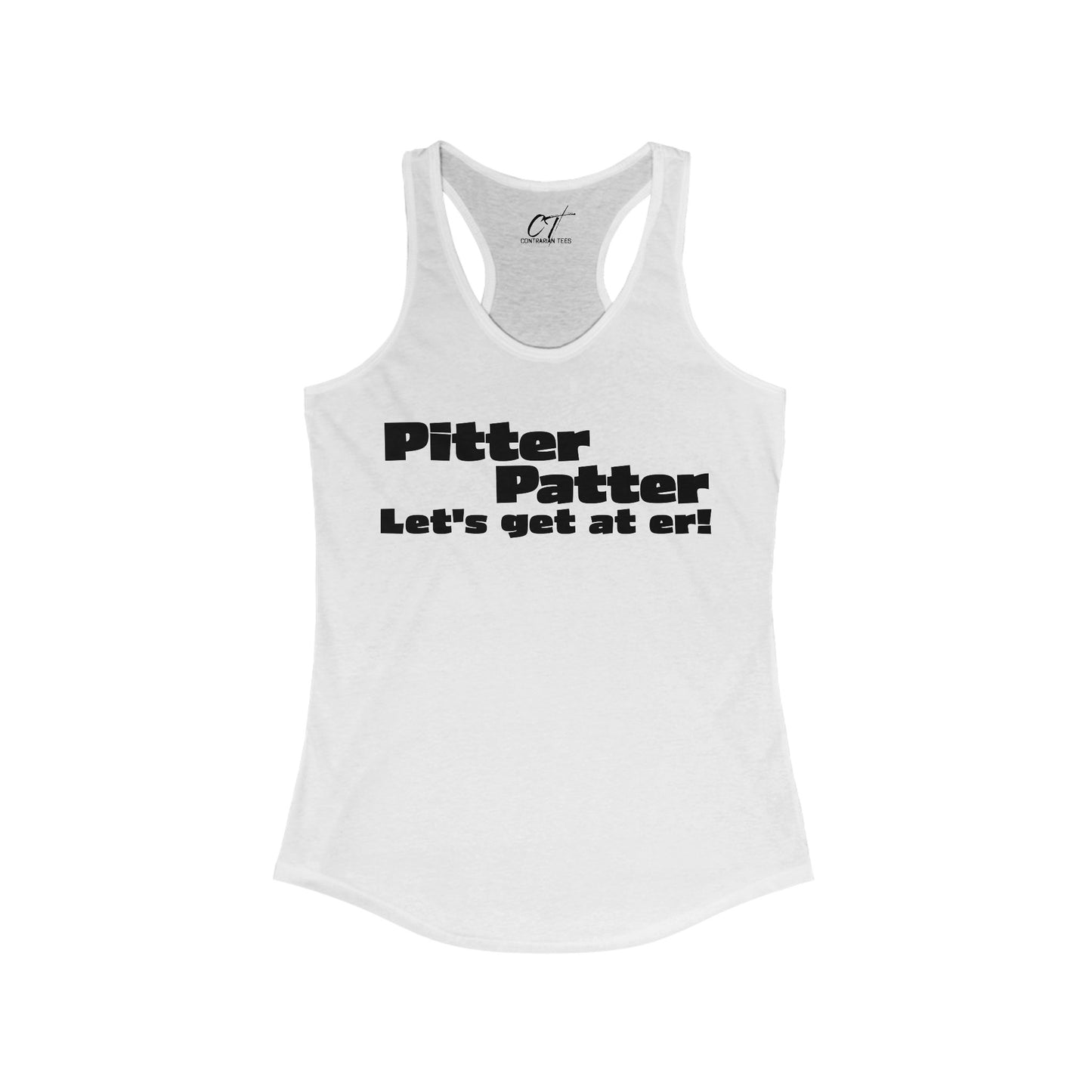 Letterkenny, Pitter Patter, Playful Women's Racerback Tank | Fitness, Summer, Workout, Gift Idea, Casual Style
