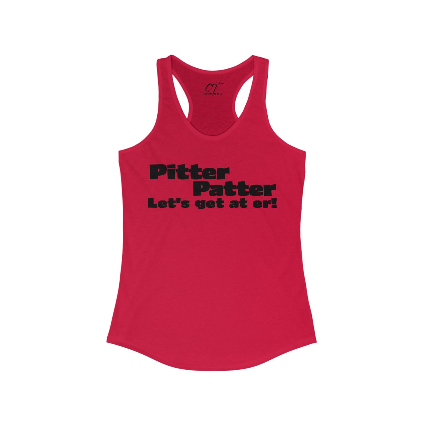 Letterkenny, Pitter Patter, Playful Women's Racerback Tank | Fitness, Summer, Workout, Gift Idea, Casual Style
