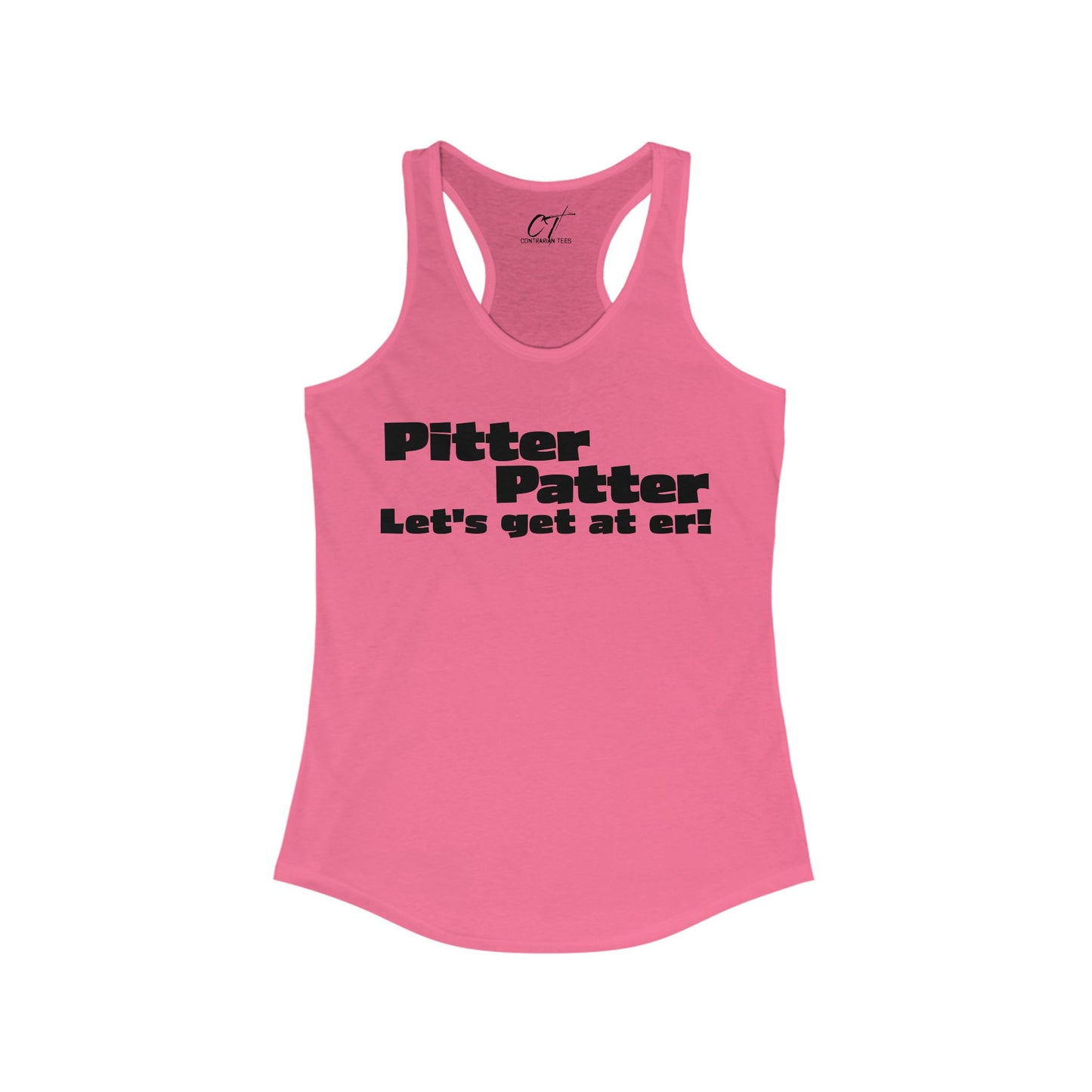 Letterkenny, Pitter Patter, Playful Women's Racerback Tank | Fitness, Summer, Workout, Gift Idea, Casual Style