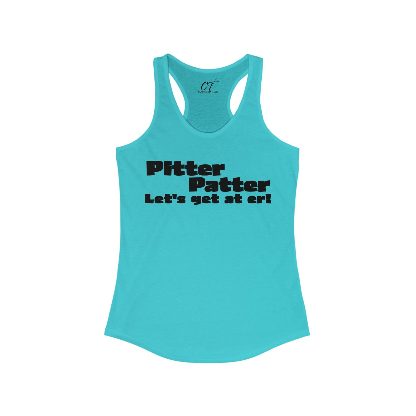 Letterkenny, Pitter Patter, Playful Women's Racerback Tank | Fitness, Summer, Workout, Gift Idea, Casual Style