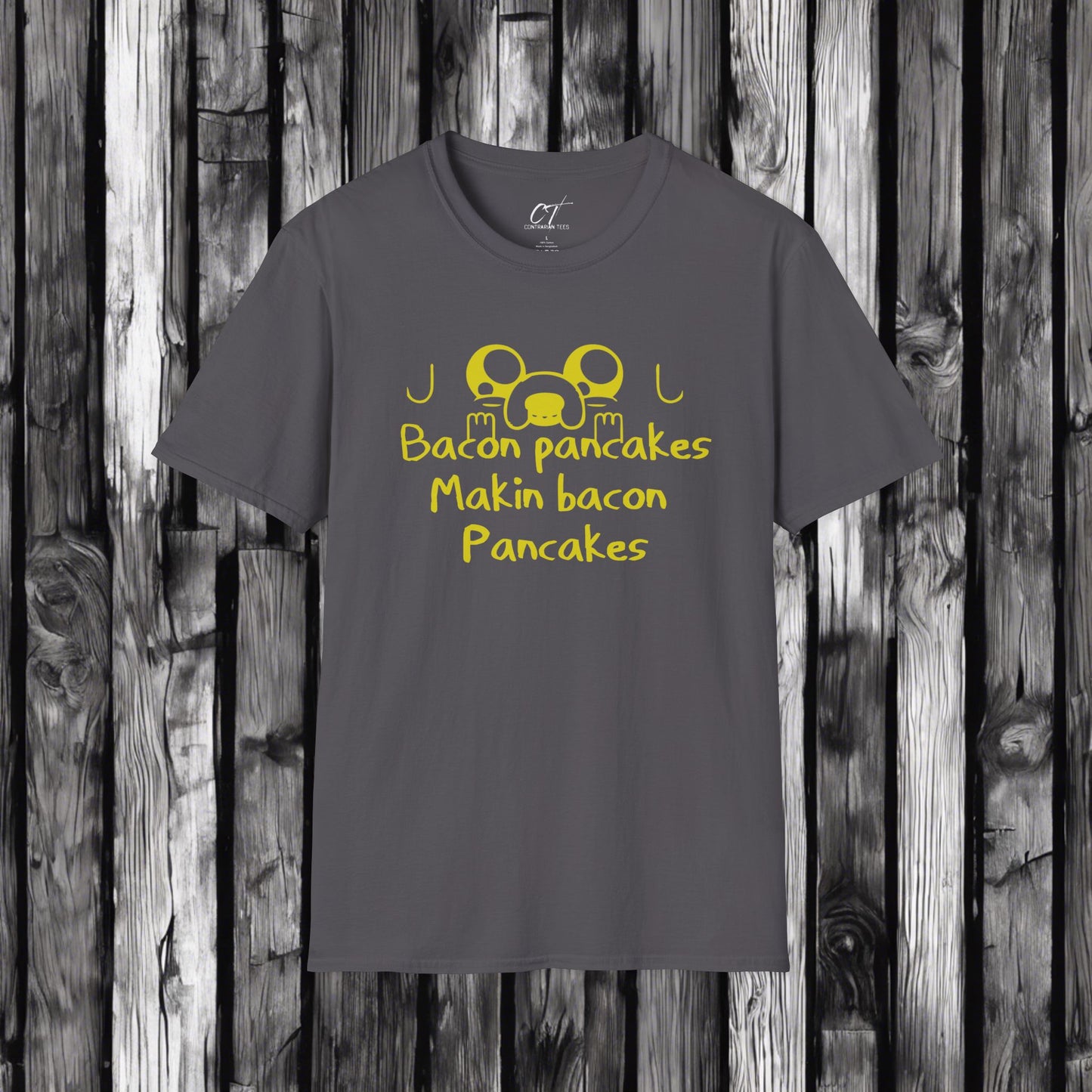 Adventure Time, Bacon Pancakes, Makin pancakes, Movie T-shirt, Movie quotes, nerd shirt, Inspirational Quotes, Inspirational Shirt