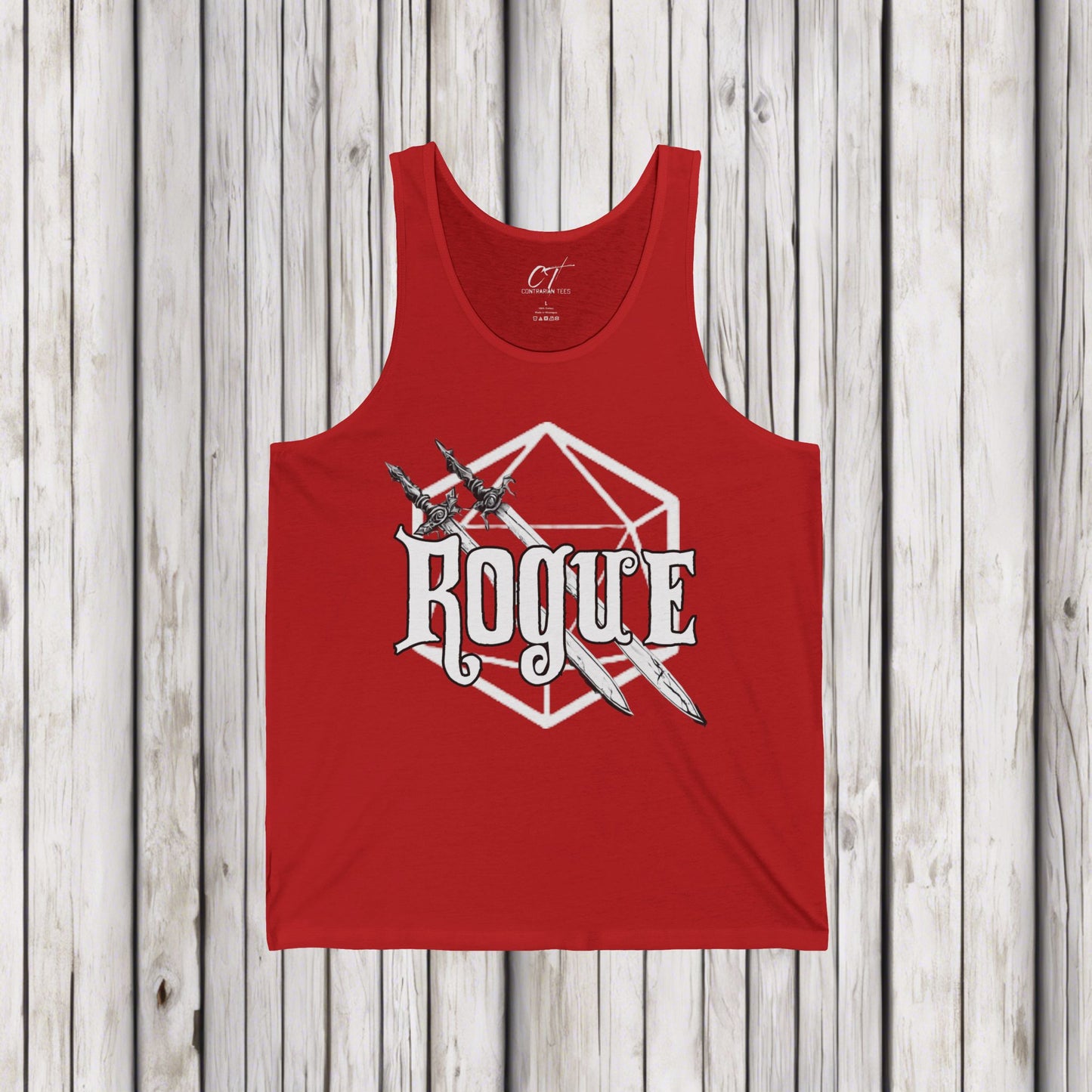 D&D Class Tank, Rogue, Gifts for Gamer, Dungeons and Dragons Shirt, Geeky Shirt, Gifts for Geeks, DnD Shirt, RPG Gamer Shirt