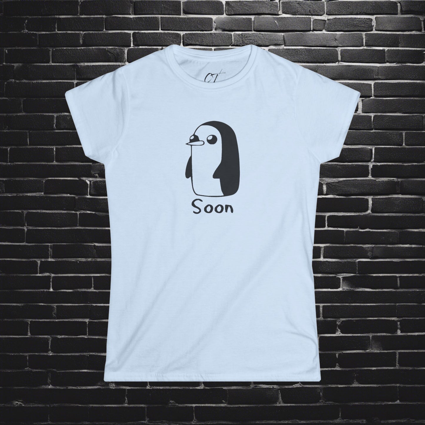 Adventure Time, Gunter, Soon, Women's Softstyle Tee, This is a threat, Movie T-shirt, Movie quotes, nerd shirt, funny shirt, cute shirt